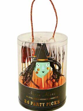 Meri Meri Halloween Party Picks Set of 24 NWT